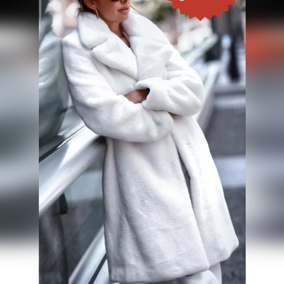 White furry jacket - Picture 10 of 10